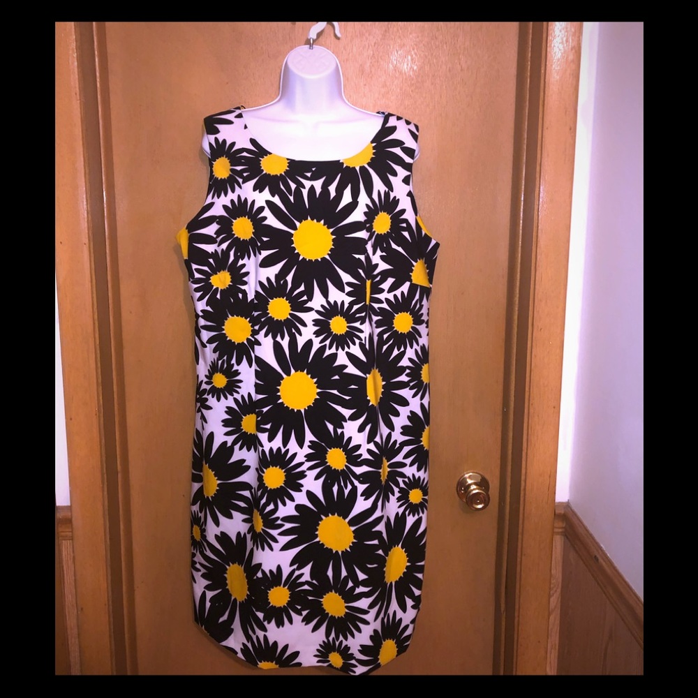 Sunflower Sheath Dress 16W